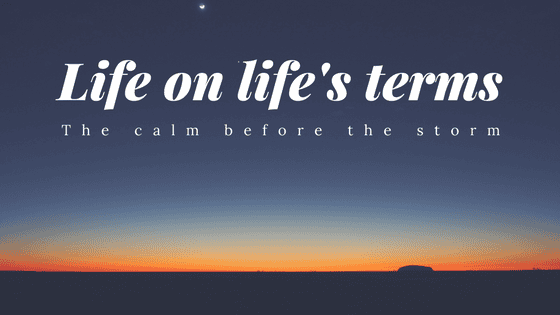 The Calm During the Storm | Life on Life’s Terms in Sobriety
