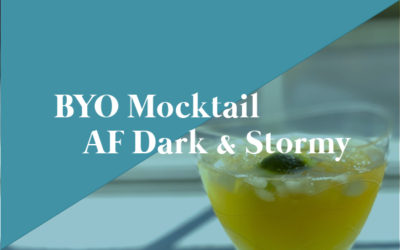 Bring Your Own Mocktail – Alcohol-Free Dark & Stormy