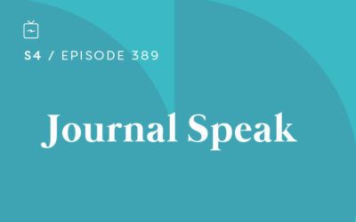 RE 389: Journal Speak
