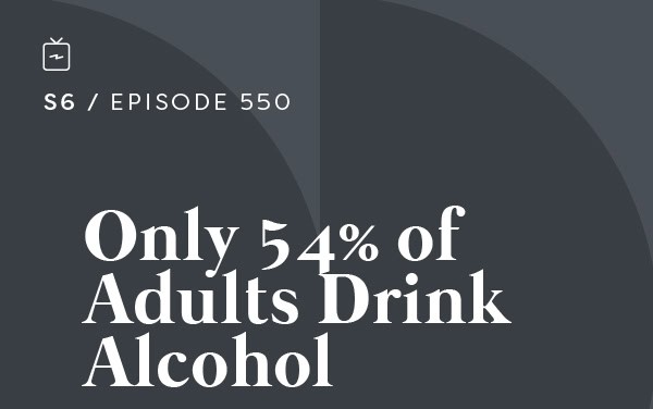 RE 550: Only 54% of Adults Drink Alcohol