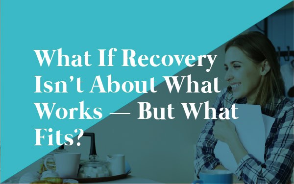 Recovery Is Not Alternative Paths to Recovery: Finding What Truly Fits