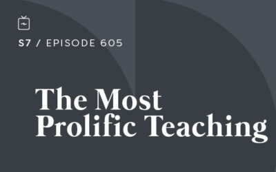 RE 605: The Most Prolific Teaching
